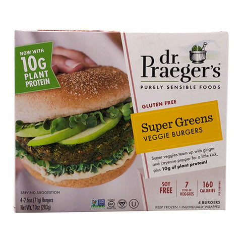 SUPER GREEN VEGGIE BURGER, 283G