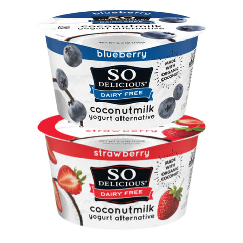 VEGAN YOGURT, FRUIT ASSORTMENT, COCONUT MILK, 150G