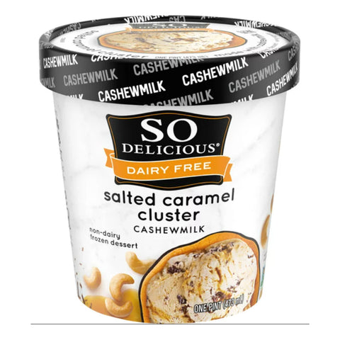 VEGAN ICE CREAM, SALTED CARAMEL, 473ML