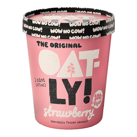 VEGAN ICE CREAM, STRAWBERRY, 473ML