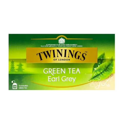 TWINIGS GREEN TEA EARL GREY, 25 BAG