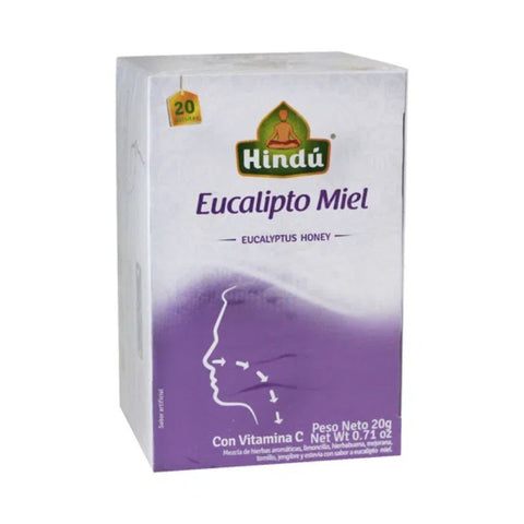 EUCALYPTUS, HONEY, 20 TEA BAGS