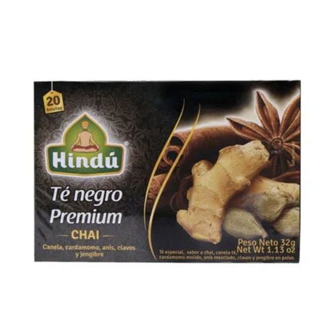 BLACK TEA , CHAI, 20 TEA BAGS