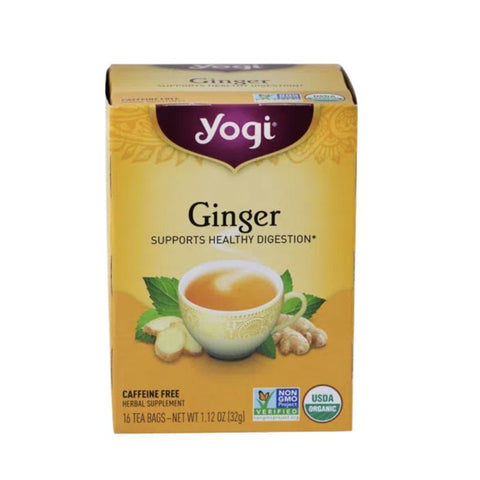 GINGER, ORGANIC, 16 TEA BAGS