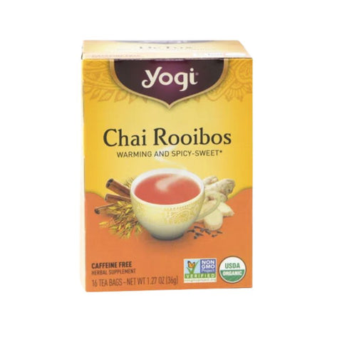 CHAI ROOIBOS, ORGANIC, 16  TEA BAGS