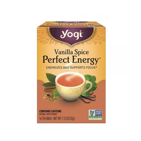 VANILLA SPICE, PERFECT ENERGY, 16 TEA BAGS