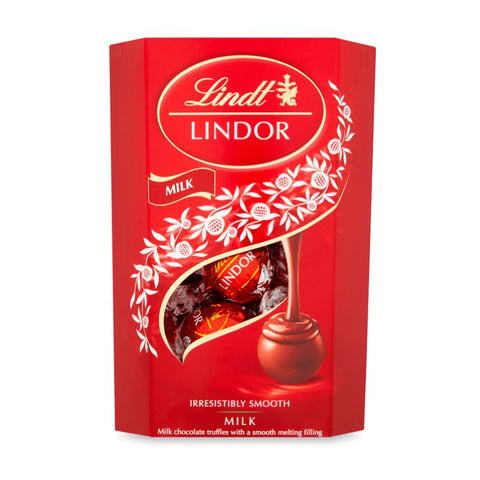 LINDOR MILK CHOCOLATE TRUFFLES, 200G