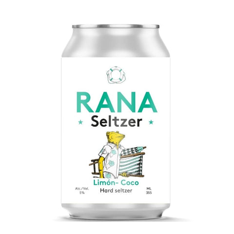 LA RANA DORADA HARD SELTZER LIMON   COCO 355ML