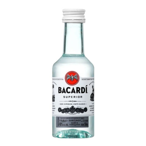 BACARDI BLANCO SUPERIOR 50 ML