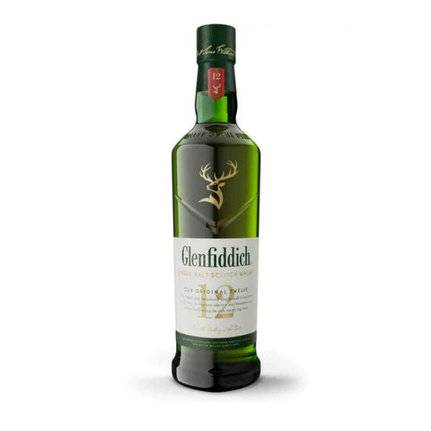 GLENFIDDICH SINGLE MALT SCOTCH WHISKY 12 YEARS OLD 750 ML