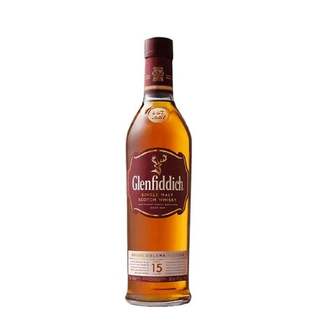 GLENFIDDICH SINGLE MALT SCOTCH WHISKY 15 YEARS OLD 750 ML