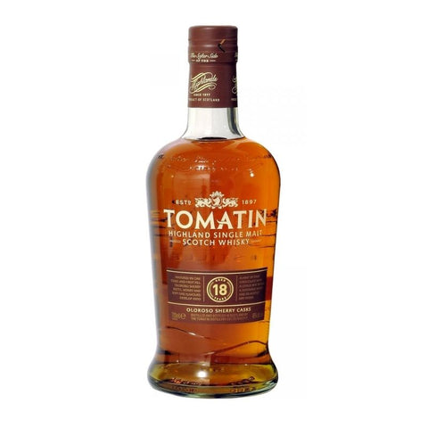 TOMATIN SINGLE MALT 18 YRS 700 ML