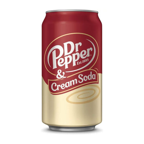 DR PEPPER, CREAM SODA, 12 OZ