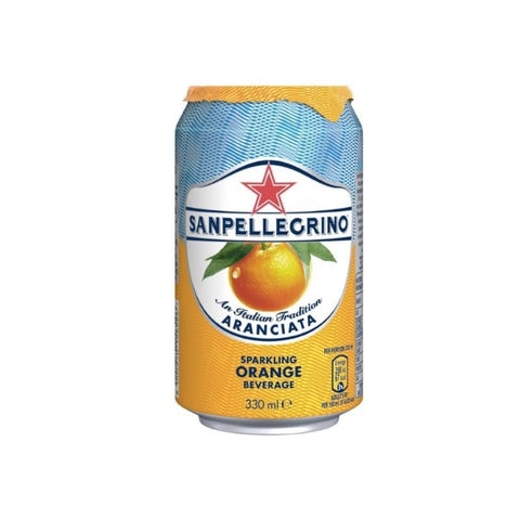 S. PLLEGRINO ORANGE, CAN ,330ML