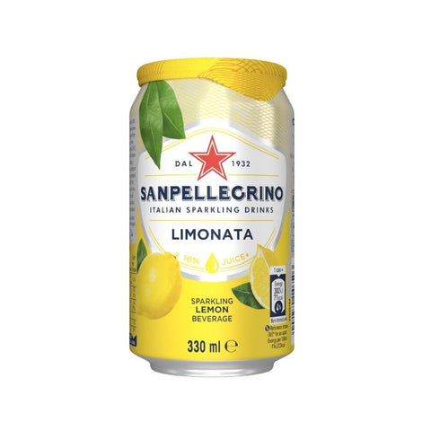 S. PLLEGRINO LIMONATA, CAN,  330ML