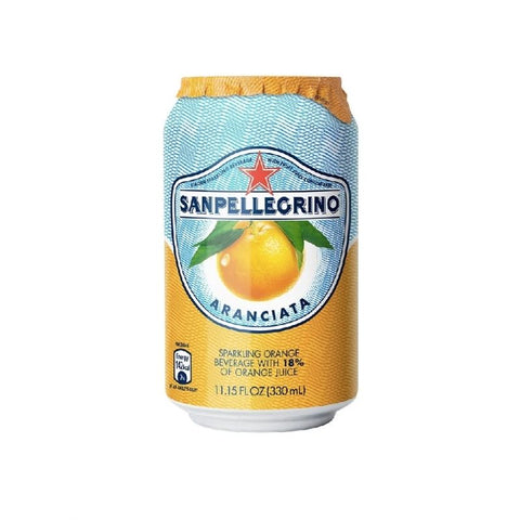 S. PLLEGRINO, ARANCIATA, CAN 330ML