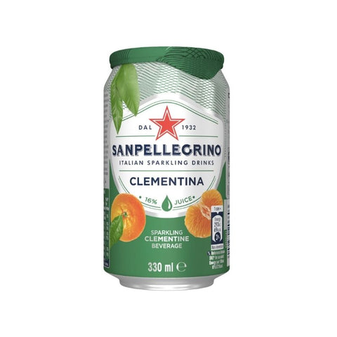 S.PELLEGRINO, CLEMENTINA, CAN, 330ML