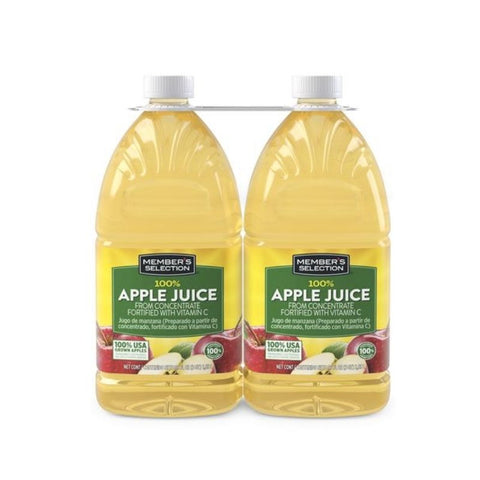 APPLE JUICE, 2PACK, 2.83L