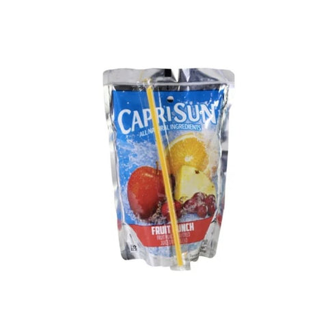 CAPRI SUN, STRAW,  FRUIT PUNCH,  6.75 OZ