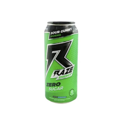RAZE ENERGY SOUR GUMMY, 16OZ
