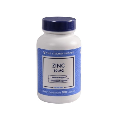 ZINC, 50MG, 100 CAPSULES