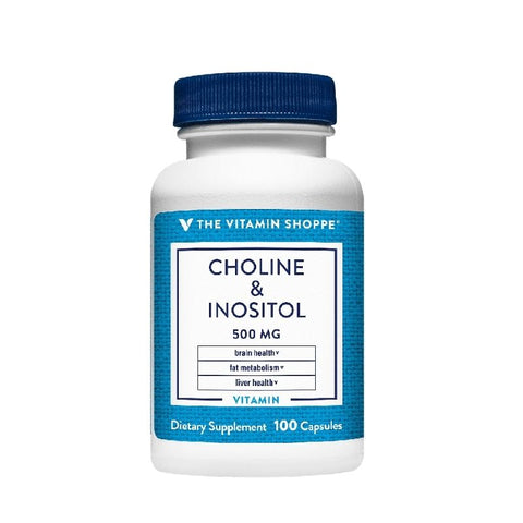 CHOLINE & INOSITOL, 500MG, 100CAP