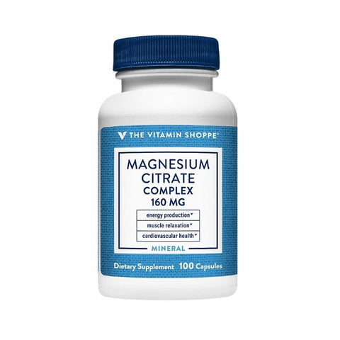 MAGNESIUM CITRATE COMPLEX, 160MG, 100CAP