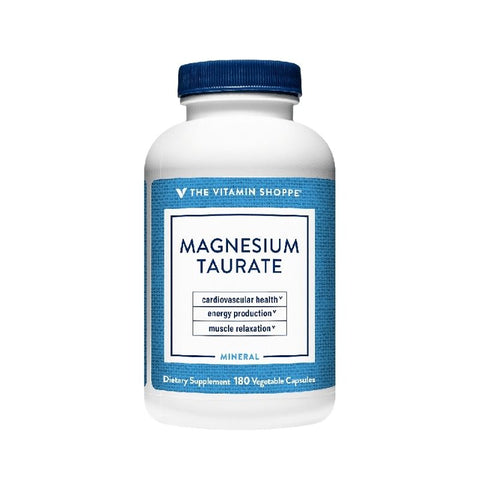 MAGNESIUM TAURATE, 125MG, 180 VEG CAP