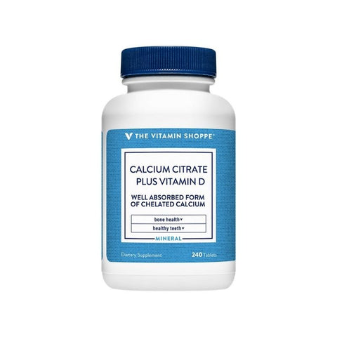 CALCIUM CITRATE, VITAMIN D, 240 TABLETS