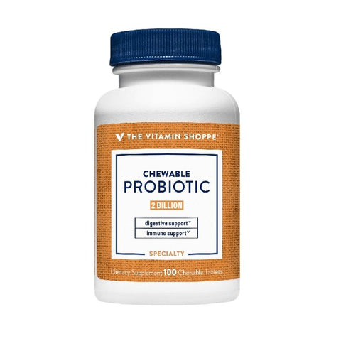 PROBIOTIC, CHEWABLE, 2 BILLION, 100 TABLETS
