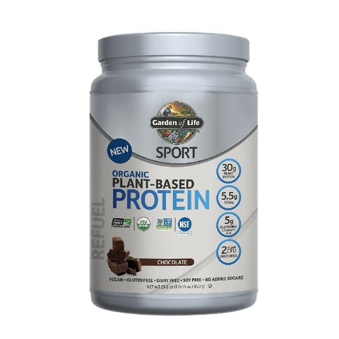 ORGANIC PLANT BASED SPORT PROTEIN CHOCOLATE, 19SERV, 1.8LBS