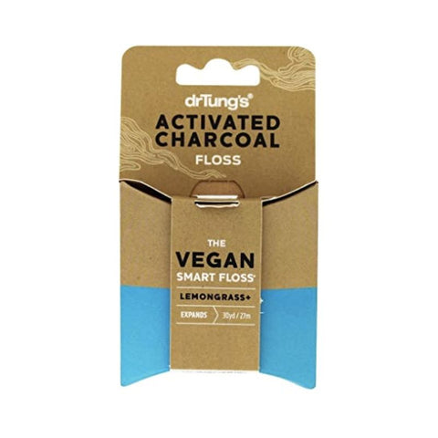 DENTAL FLOSS, CHARCOAL, VEGAN,30YDS