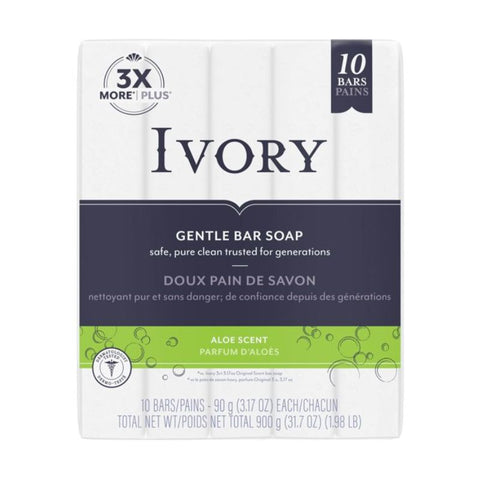 BAR SOAP, GENTLE, PERFUM, 10 PACK, 3.17OZ