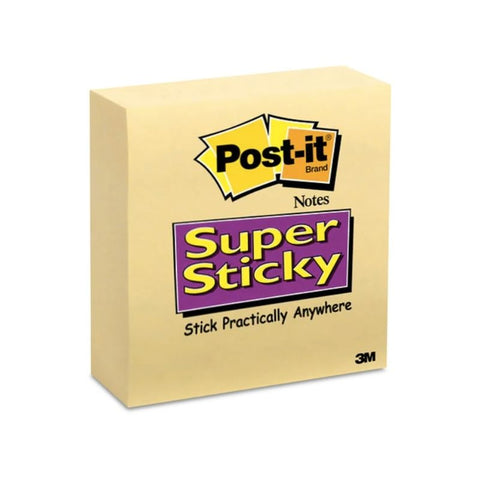 SUPER STICKY NOTES, 90 SHEETS, (YELLOW)