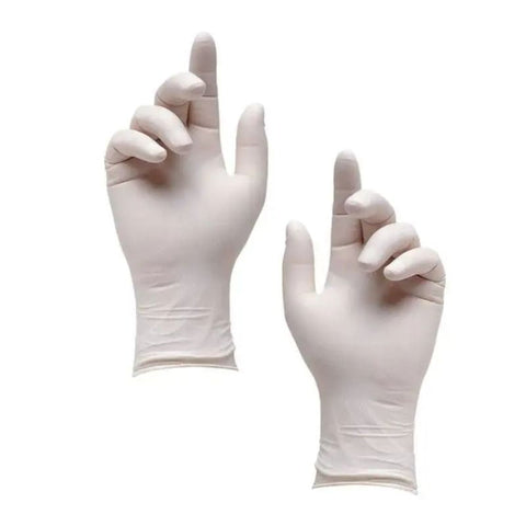 POWDER FREE LATEX GLOVES, 100UN