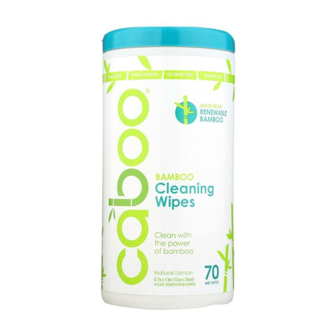 CLEANING WIPES, BAMBOO, 70 WIPES