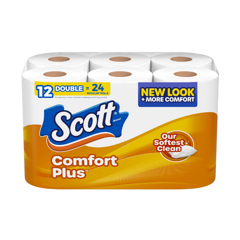 TOILET PAPER, TWO PLY, 24PACK