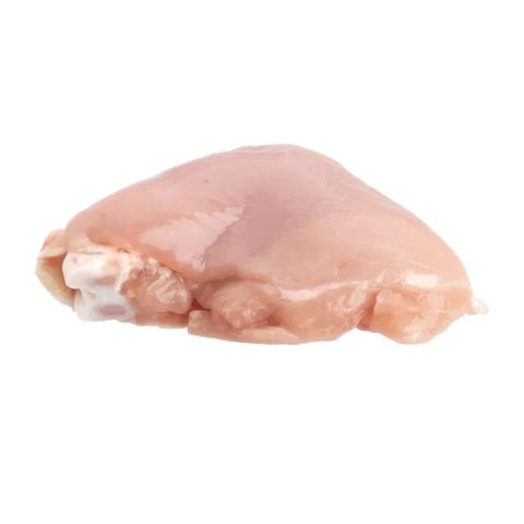 CHICKEN,  BREAST, BONE IN, SKIN OFF,