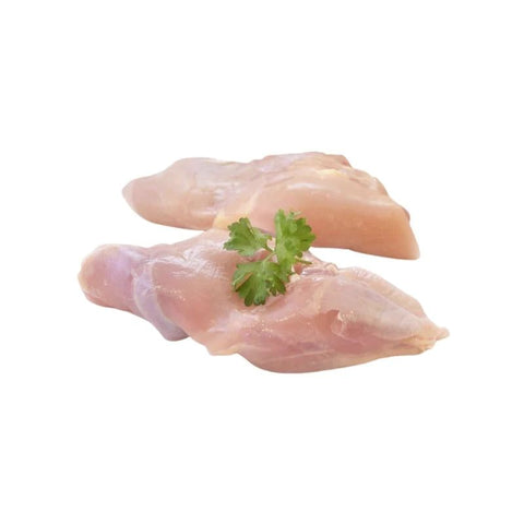 CHICKEN,  LEG, BONE OUT, SKIN OFF,