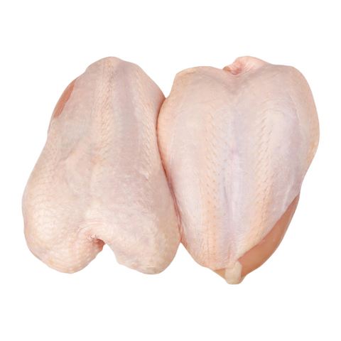 LOCAL, CHICKEN,  BREAST, BONE IN, SKIN OFF,