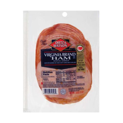 DIETZ WATSON SLICED VIRGINIA HAM