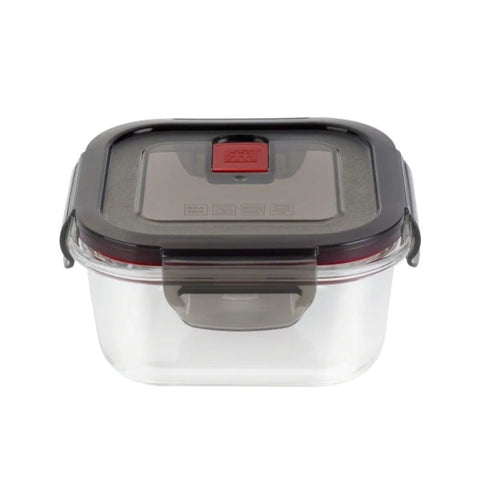 SQUARE GLASS JAR, 1400ML