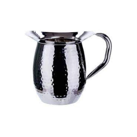 PITCHER WITH ICE GUARD,HAMMERED, 3QT
