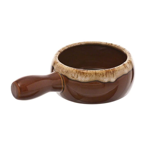 ONION SOUP BOWL, BROWN 16 OZ