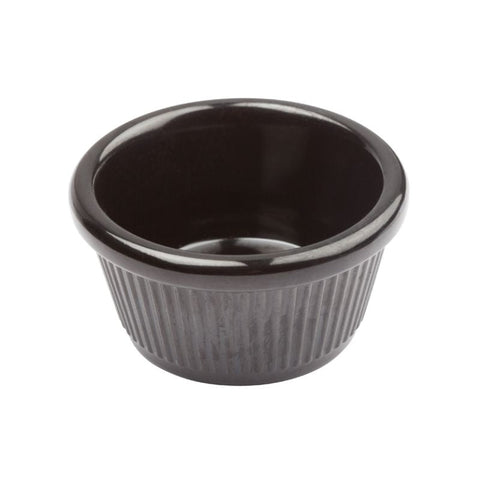 RAMEKIN, 4 OZ, BLACK, 12 PACK
