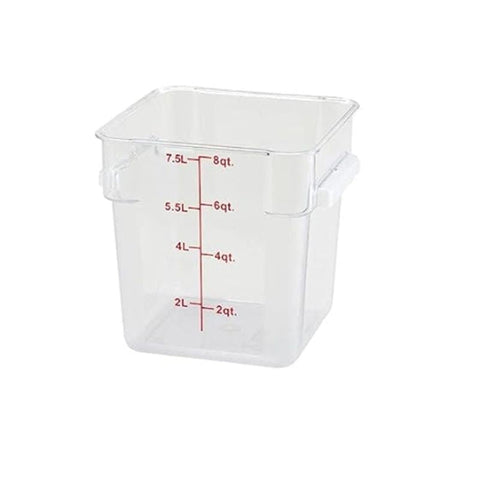 ROUND STORAGE CONTAINER, TRASLUCENT, 8QT