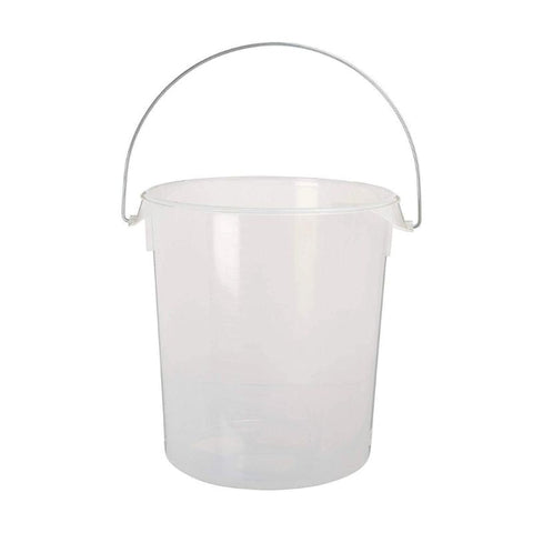 CLEAR ROUND, PLASTIC CONTAINER, 22QT