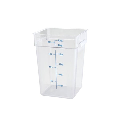 SQUARE, STORAGE CONTAINER, 22QT