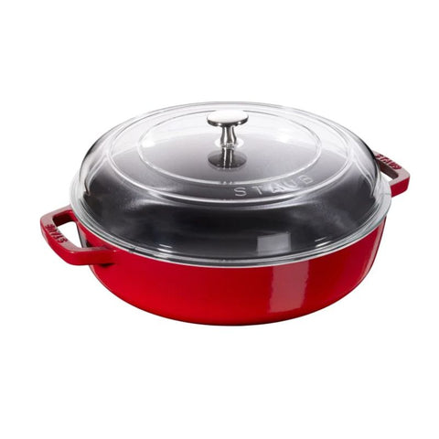 ROASTER PAN WITH GLASS LID, 26CM