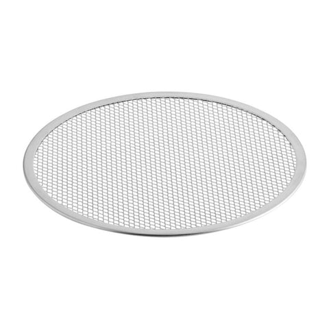 MESH PIZZA PLATE, ALUMINUM 12"IN